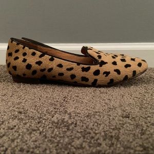 Madewell Pony Hair Animal Print Loafers